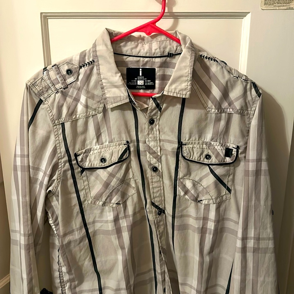 Causal button down long sleeve